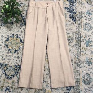 Banana Republic Khaki Straight-Leg Dress Pants